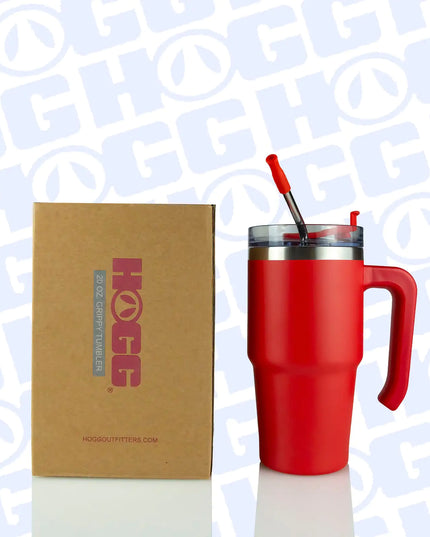 20oz POWDER COATED GRIPPY TUMBLER