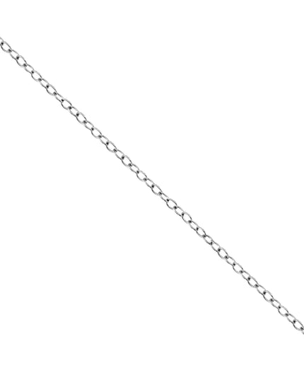 10K White Gold 1/10 Cttw Miracle Set Round-Cut Diamond 18" Pendant Necklace - Choice of Shape