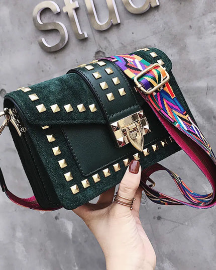 Betty Shoulder Bag -Velvet Finish