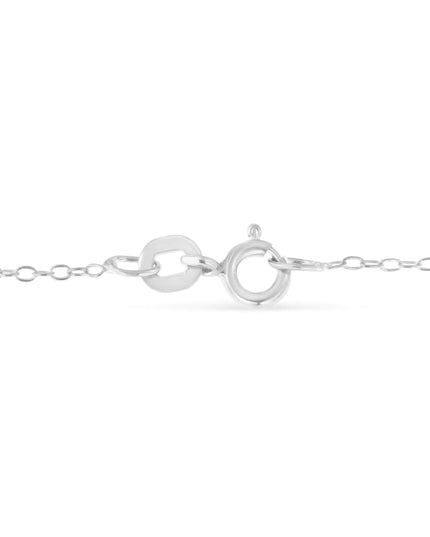 Sterling Silver Diamond Station Necklace (1/2 cttw, I-J Color, I1-I2 Clarity)