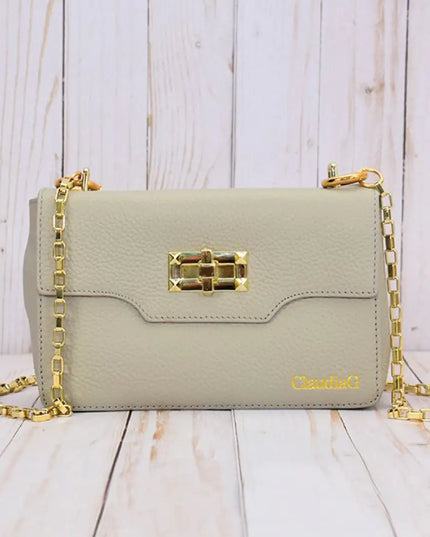 Sidekick Leather Shoulder Bag -Tan