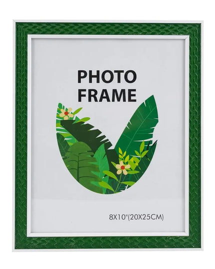 8x10 Decorative Picture Frame with White Trim