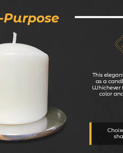 Multi-Purpose Round Candle Holder / Coaster