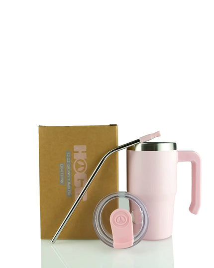 12oz POWDER COATED GRIPPY TUMBLER