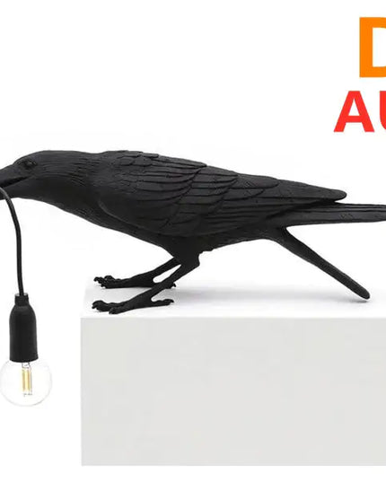 Resin Bird Wall Lamp Decoration