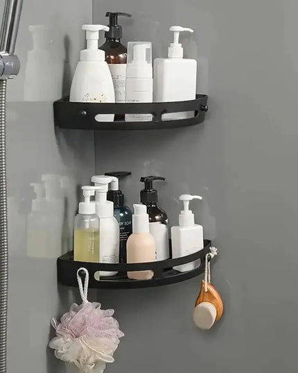 2-Tier Space-Saving Corner Shower Caddy Organizer