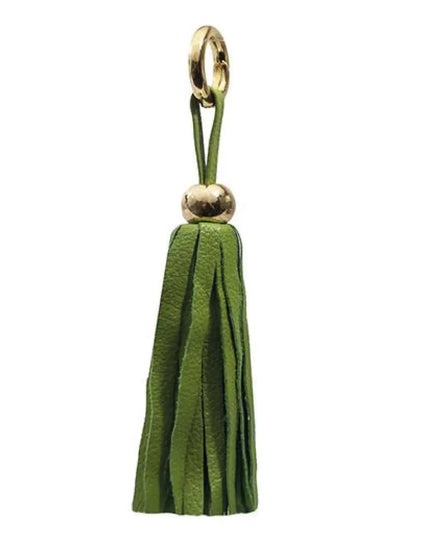 Leather Tassel -Lemon