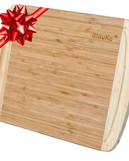 Bamboo Cutting Board 14x11 Inch With Juice Groove