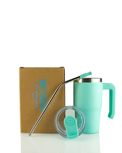 12oz POWDER COATED GRIPPY TUMBLER