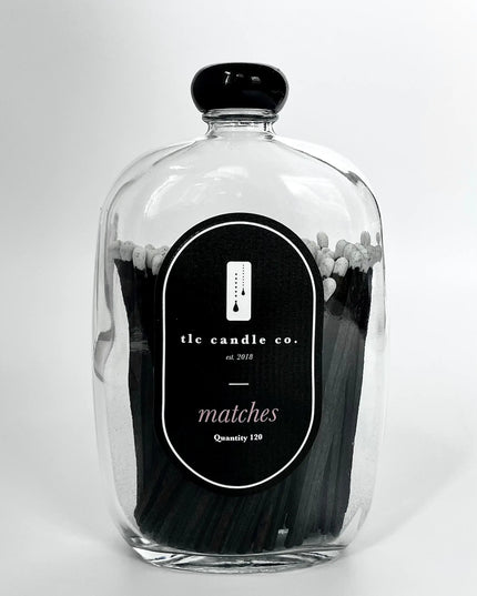 Matches in Glass Decanter