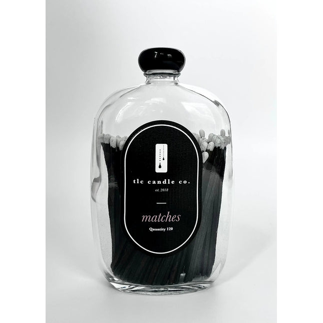 Matches in Glass Decanter