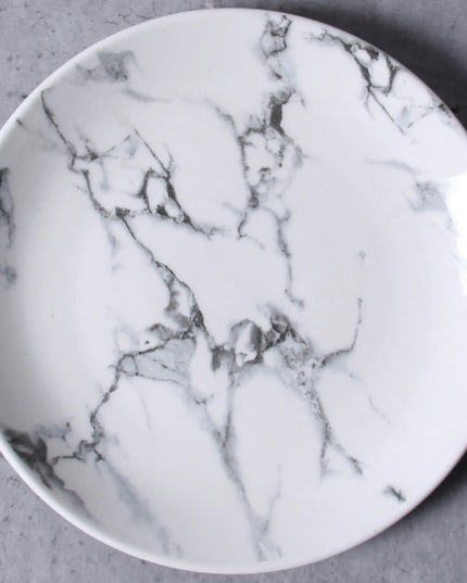 Marble Round Plate 10"