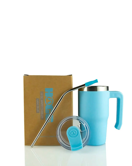 12oz POWDER COATED GRIPPY TUMBLER