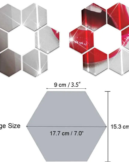 Hexagon Wall Decals