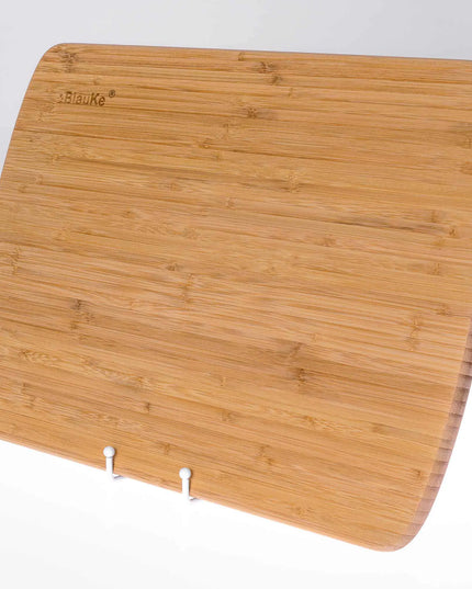 Wood Cutting Board XL 18"x12" Butcher Block With Juice Groove, Serving Tray - Wooden Chopping