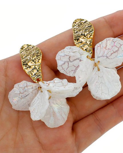 Layered Flower Earrings