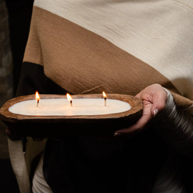 3-Wick Dough Bowl Soy Candle - Farmer's Market