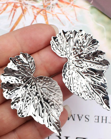Mirrored Leaf Earrings
