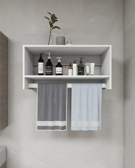 Modular Wooden Closet System – 32"W × 16"D × 16"H, Freestanding Clothes Organizer with Shelves for Bedroom or Bathroom