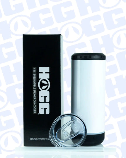 4 in 1 SPEAKER CAN COOLER - WHITE