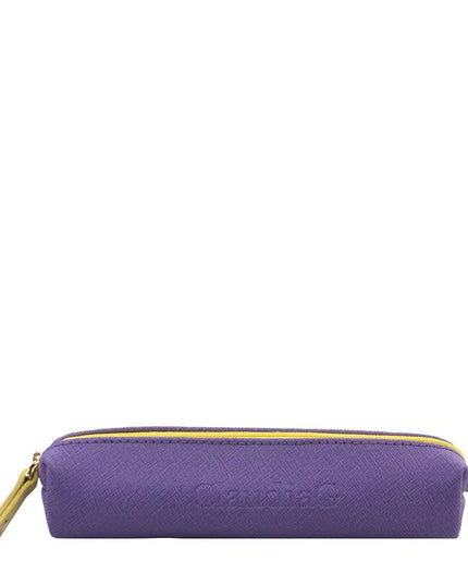 Comfy Leather Pouch -Plum