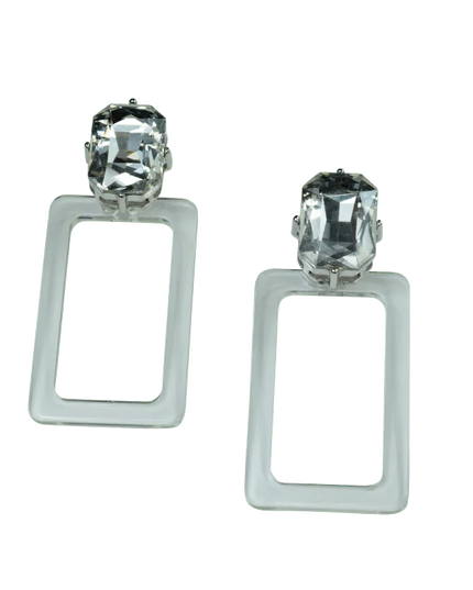 Zully Earrings- Clear