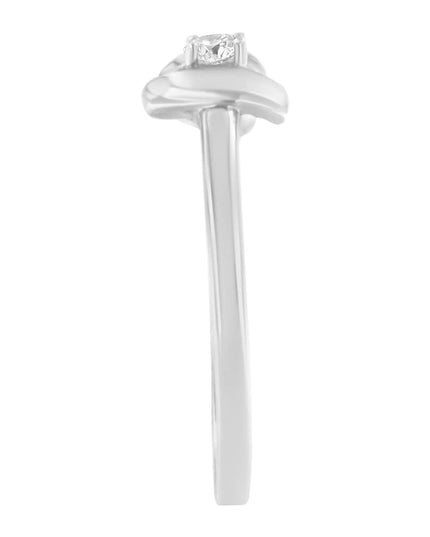 10K White Gold Diamond Promise Ring (1/10 Cttw, H-I Color, SI2-I1 Clarity)