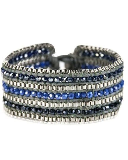 Looped Bracelet -Sapphire