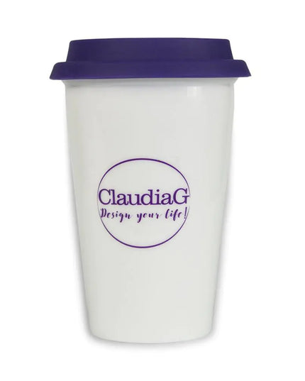 ClaudiaG Ceramic Travel Mug