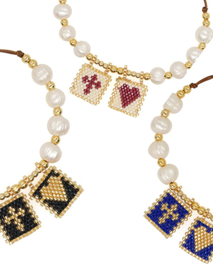 Sacred Freshwater Pearl Scapular Bracelet