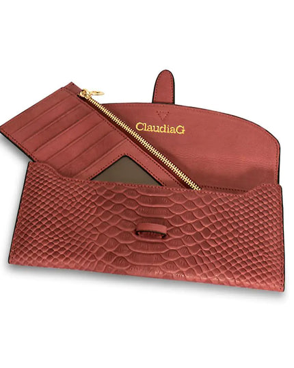Wealthy Leather Wallet -Red