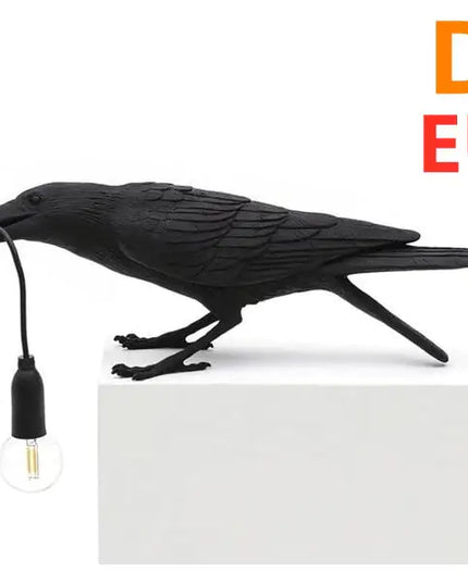 Resin Bird Wall Lamp Decoration