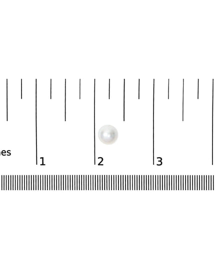 14K Gold Cultured Freshwater Pearl Solitaire Stud Earrings