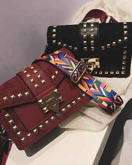 Betty Shoulder Bag -Velvet Finish