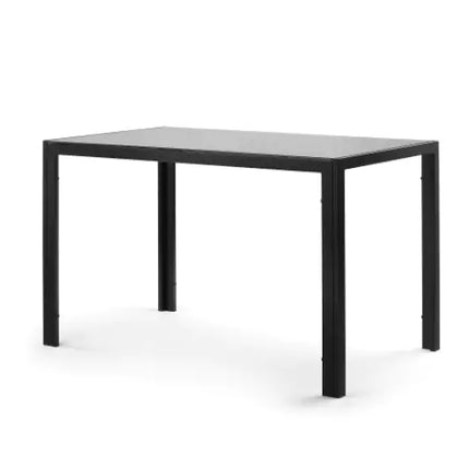 Sleek Glass Black Table