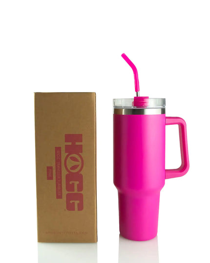 40oz POWDER COATED TRAVELER TUMBLER