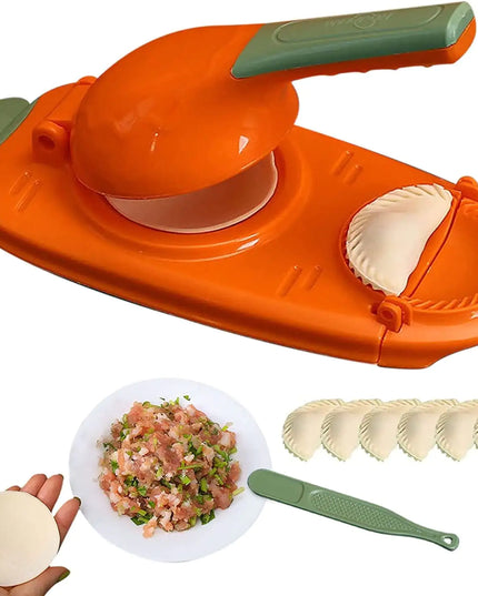 2-in-1 Manual Dough Press. Dumpling Empanada Pastries Maker
