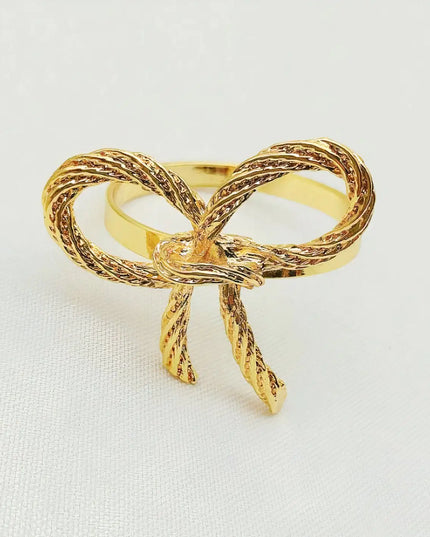 Bow Napkin Ring Set of 6