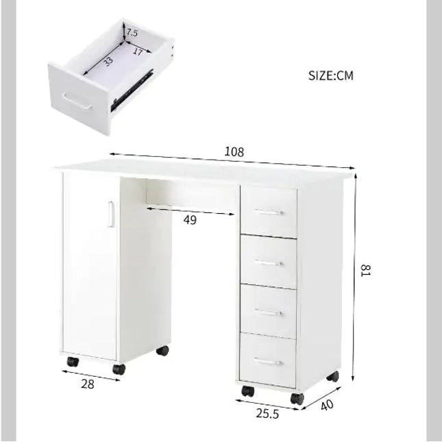 Office Desk With Drawers