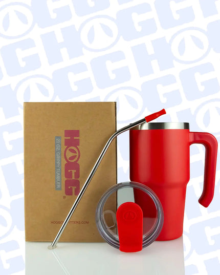 20oz POWDER COATED GRIPPY TUMBLER