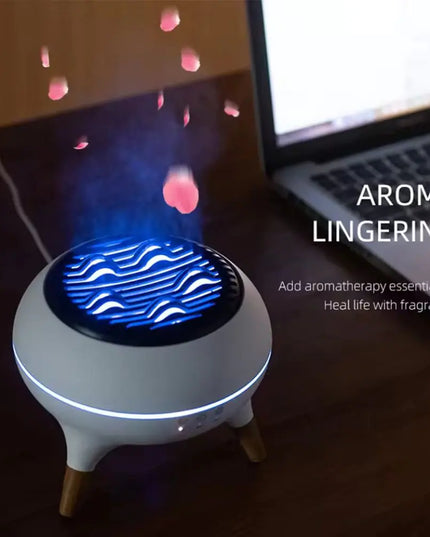 Flame Effect LED Aromatherapy Diffuser