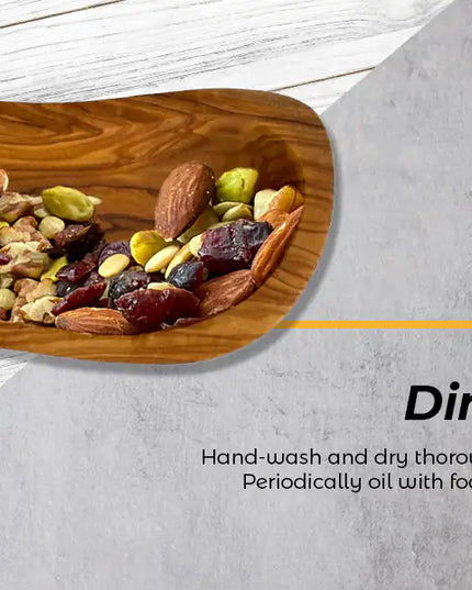 Mediterranean Olive Wood Multi-Purpose Bowl