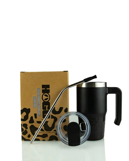12oz POWDER COATED GRIPPY TUMBLER