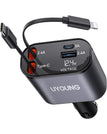 2 Type-C Retractable Cable