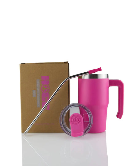 12oz POWDER COATED GRIPPY TUMBLER