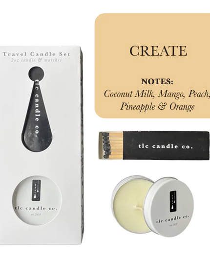 Travel Candle with Matches - Create