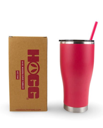 30oz POWDER COATED MODERN CURVE TUMBLER