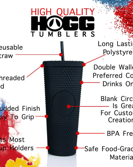 24OZ STUDDED TUMBLERS