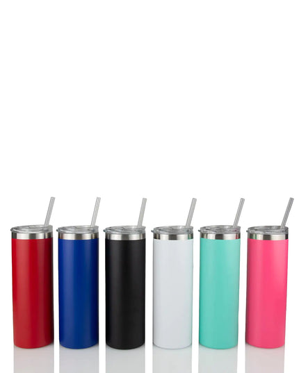 20oz POWDER COATED SKINNY TUMBLER