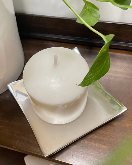 Aluminum Multi-Purpose Wavy-Square Candle Holder